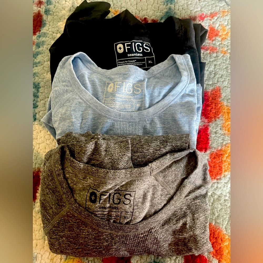 FIGS Underscrubs XL, 3 colors for $16